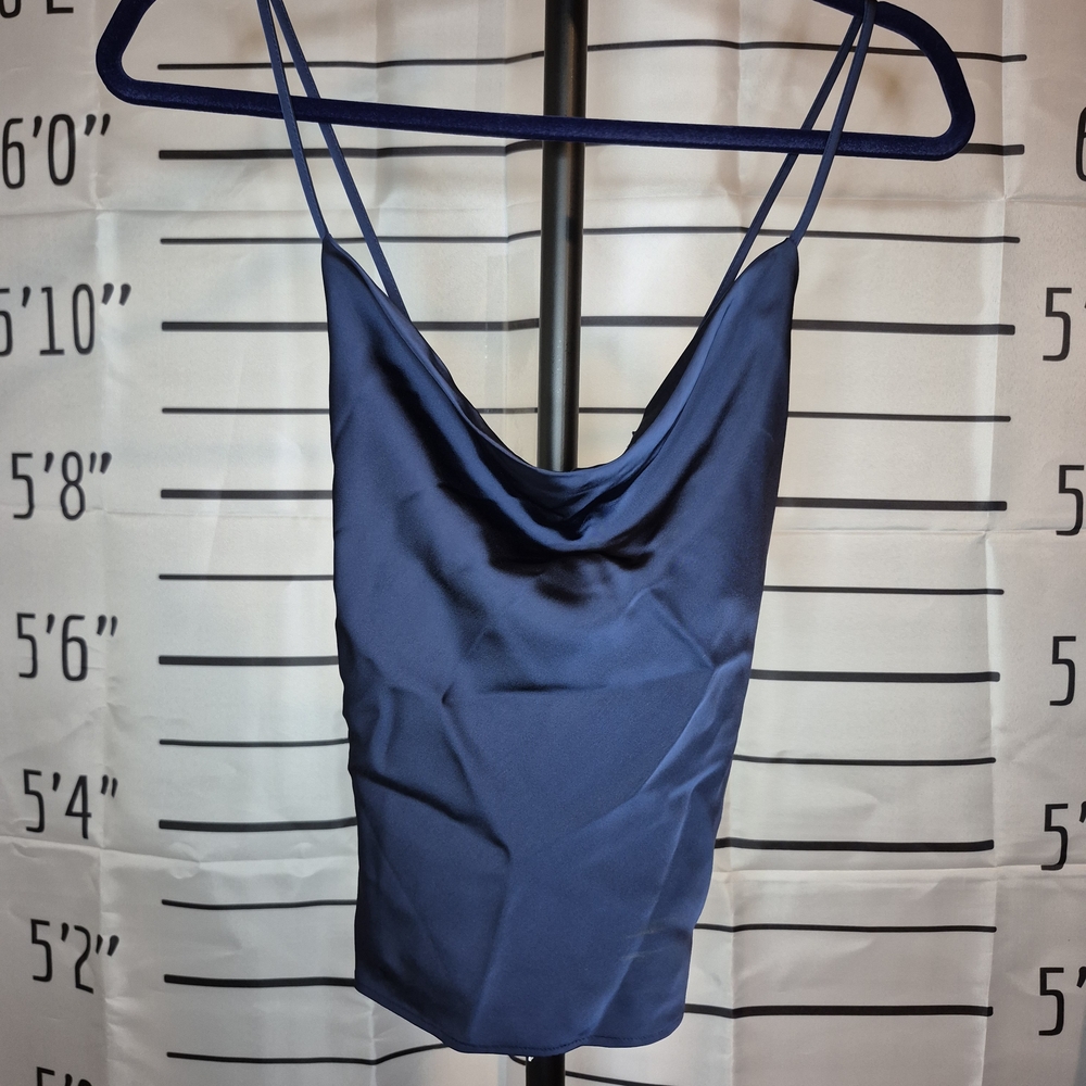 Rachel Zoe Navy Satin Camisole